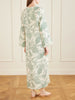 Theodora printed linen maxi dress