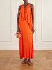 Paula’s Ibiza ruffled cutout jersey halterneck maxi dress