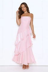 Peachy Glow Maxi Dress Pink