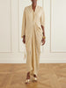 Mayu printed silk maxi dress