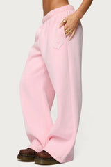 Love Edikted Wide Leg Sweatpants