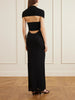 Rama gathered jersey maxi dress
