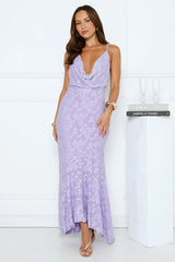 Pretty Haze Maxi Dress Lilac