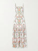Cordiela tiered broderie anglaise cotton maxi dress