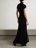 Ruched jersey maxi dress
