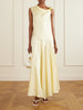 Siren embellished satin maxi dress