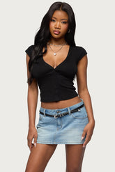 Alza Button Up Top