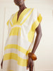 Gasira striped cotton-blend maxi dress