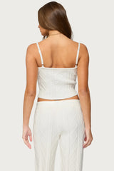 Louise Cable Knit Tank Top