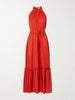 May silk crepe maxi dress