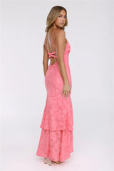 Petal Parade Maxi Dress Coral