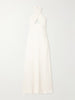 Light Heart gauze halterneck maxi dress