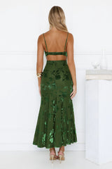 Wildflower Vibe Maxi Dress Green