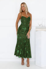 Wildflower Vibe Maxi Dress Green