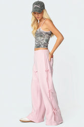 Claudette Baggy Ribbon Sweatpants