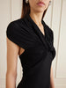 Rama gathered jersey maxi dress