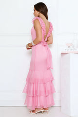 Pretty In Party Maxi Dress Pink