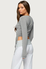 Malenna Wrap Top