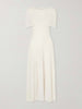 Cordelia crocheted cotton, silk and cashmere-blend maxi dress