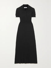 Amor ribbed silk and cashmere-blend maxi dress