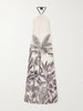Kalahari printed cotton-poplin maxi dress