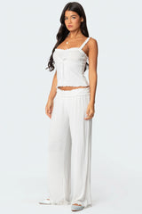 Sylvia Pointelle Pants