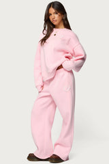 Love Edikted Wide Leg Sweatpants