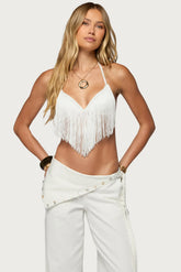 Kienna Fringed Bra Top