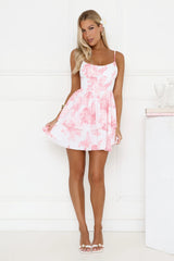 Twirl Days Mini Dress Pink