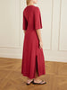 Beachwear Ruched cut-out stretch-jersey maxi dress