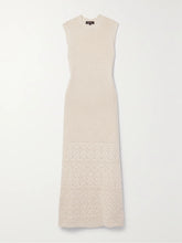 Engadin pointelle-knit cashmere maxi dress