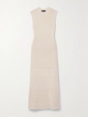 Engadin pointelle-knit cashmere maxi dress