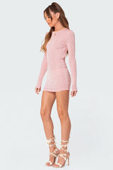 Alaric Open Back Mini Dress