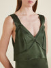 Satin maxi dress