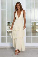 Happy Vibes Maxi Dress Yellow