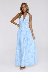 Icon In Progress Maxi Dress Blue