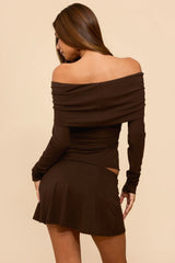 Habiba Foldover Off Shoulder Top