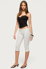 Helenna Button Front Lace Up Top