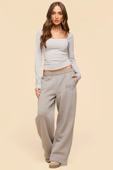 Hayden Square Neck Long Sleeve Top