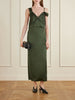 Satin maxi dress