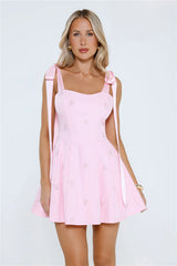 The Pretty List Mini Dress Pink