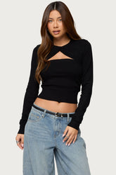 Knit Two Piece Shrug & Tube Top