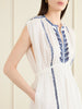 Liviane embroidered cotton maxi dress