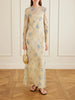 Cecile floral-print georgette maxi dress