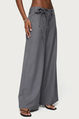 Willard Baggy Lace Up Belt Pants
