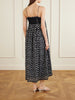 Danielle floral-print lace-trimmed cotton maxi dress