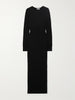 Ribbed stretch-jersey maxi dress