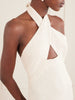 Light Heart gauze halterneck maxi dress