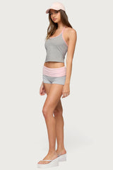 Yurie Contrast Halter Top