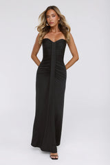 Wisp Wonder Strapless Maxi Dress Black